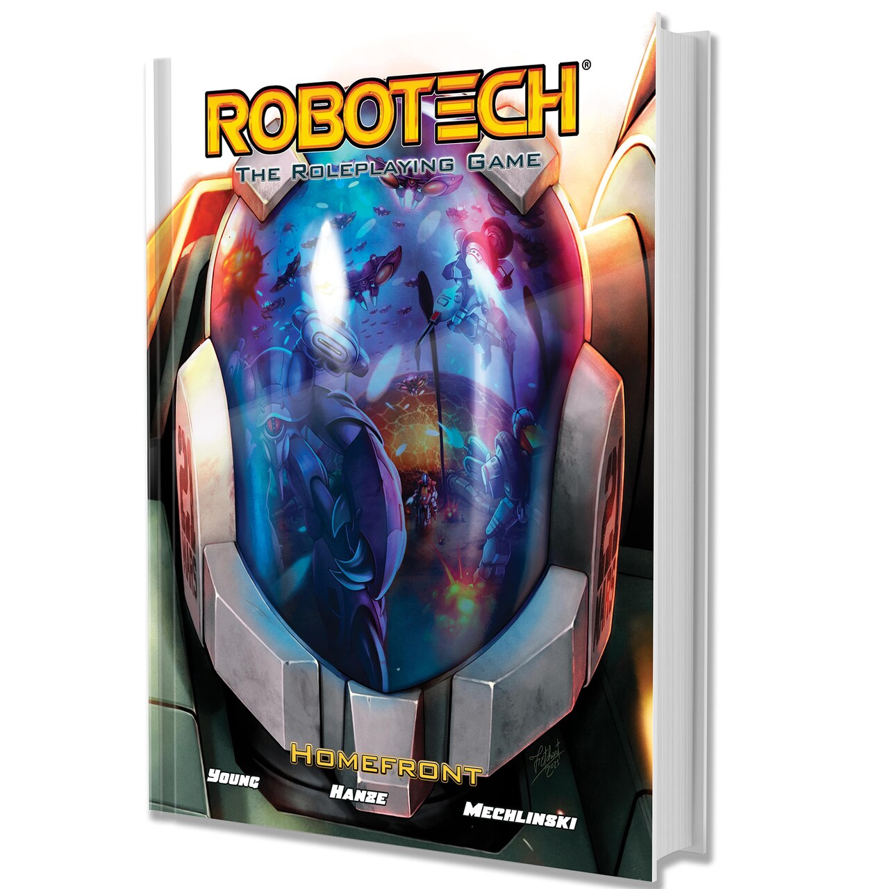 Strange Machine Games: Robotech: The Roleplaying Games - Homefront - Hardcover Supplemental RPG Book, Tabletop Roleplaying Game, Officially Licensed